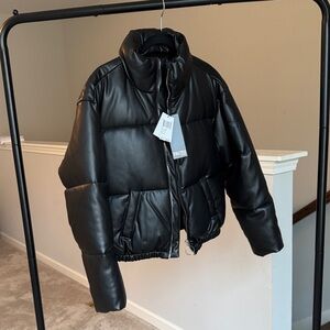 Stylish Black Puffer Jacket